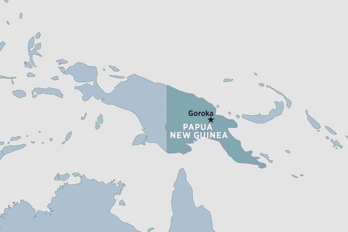 map of goroka papua new guinea