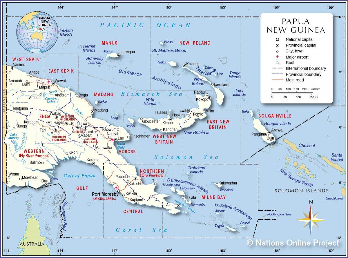 map of tari papua new guinea 