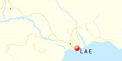Map of lae papua new guinea 